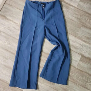 NWT Romeo + Juliet Couture Wide Leg Cropped Culottes - Varsity Blue